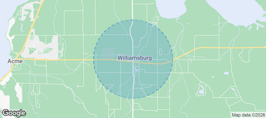 Williamsburg Airbnb map